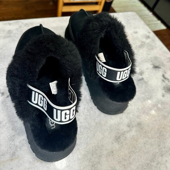 UGG Disquette Women's Slipper, Size 10 - Black - Picture 2 of 8